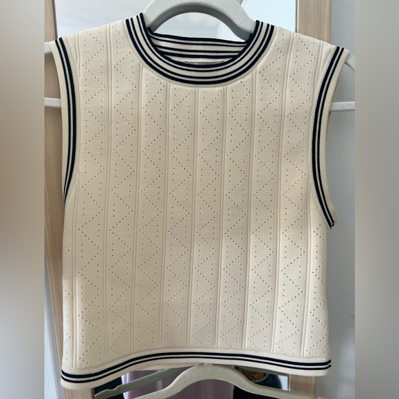 SANDRO matching skirt and top in ecru - Picture 8 of 14